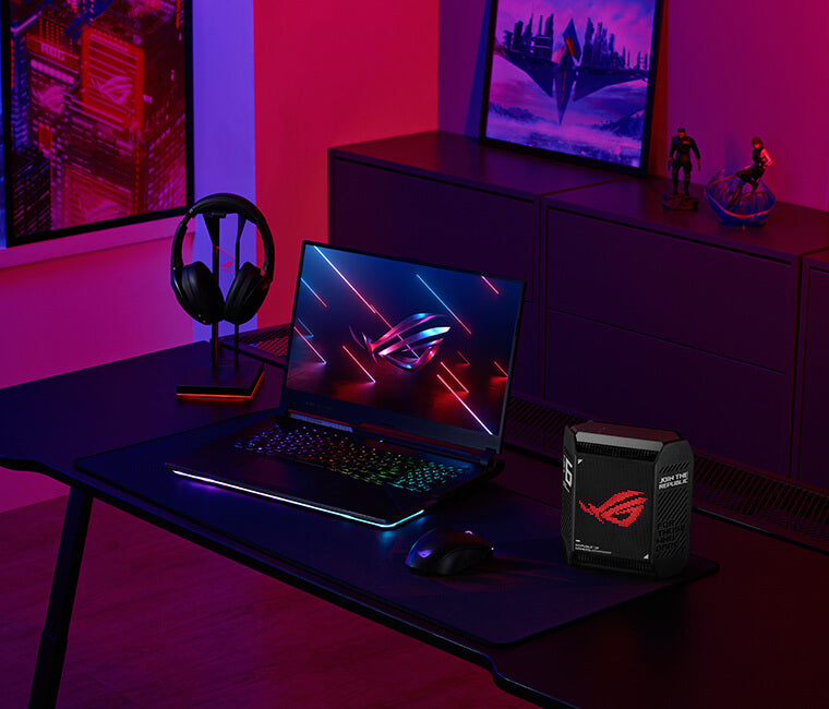 Asus ROG Rapture GT6 WiFi 6 Tri-Band Gaming Mesh System (2-Pack) Black