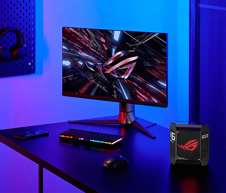 Asus ROG Rapture GT6 WiFi 6 Tri-Band Gaming Mesh System (2-Pack) Black