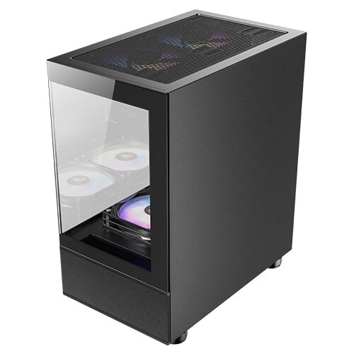 Antec CX200M RGB Elite Micro-ATX | ITX Mini-Tower Gaming Case (Black)