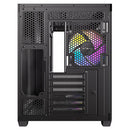 Antec CX800 Wood ARGB Dual Chamber Mid-Tower PC Gaming Case (Black)