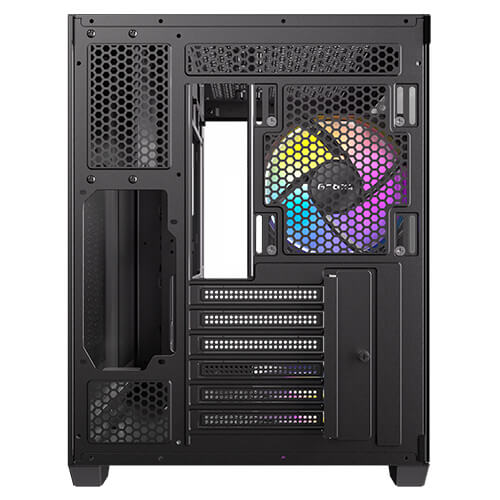 Antec CX800 Wood ARGB Dual Chamber Mid-Tower PC Gaming Case (Black)