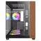 Antec CX800 Wood ARGB Dual Chamber Mid-Tower PC Gaming Case (Black)