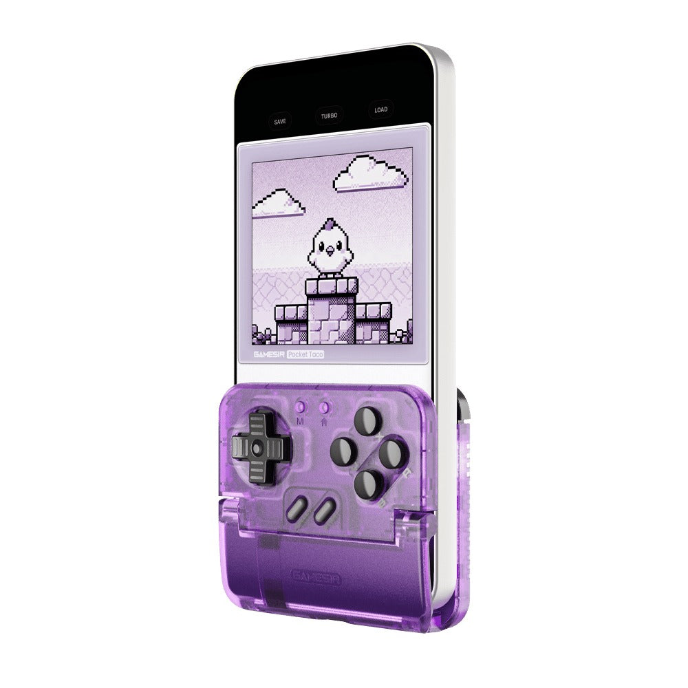 GameSir P1 Pocket Taco Vertical Game Controller with Black Button (Purple)