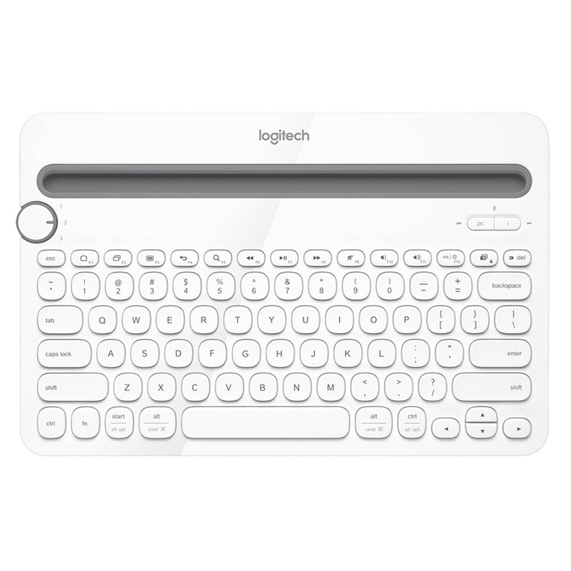 LOGITECH MULTI-DEVICE K480 BLUETOOTH KEYBOARD (WHITE) - DataBlitz