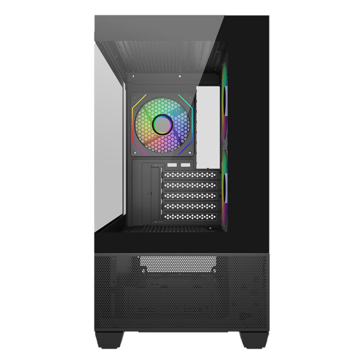 Cooler Master Elite 490 Tempered Glass mATX Case | DataBlitz