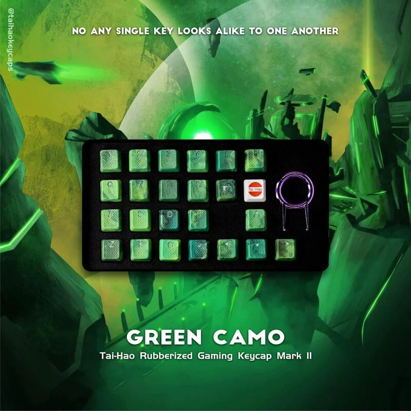 Taihao Rubber Double Shot Backlit Gaming Keycaps Set For Cherry MX Switch Type (23-Keys)