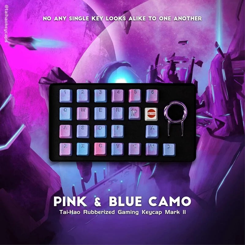Taihao Rubber Double Shot Backlit Gaming Keycaps Set For Cherry MX Switch Type (23-Keys)