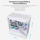 Lian Li V100 Vector ATX Mid-Tower Case (White) (G99.V100W.00)