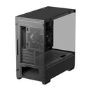 DeepCool CG380 3F Panoramic Dual Tempered Glass MATX Case (Black, White)
