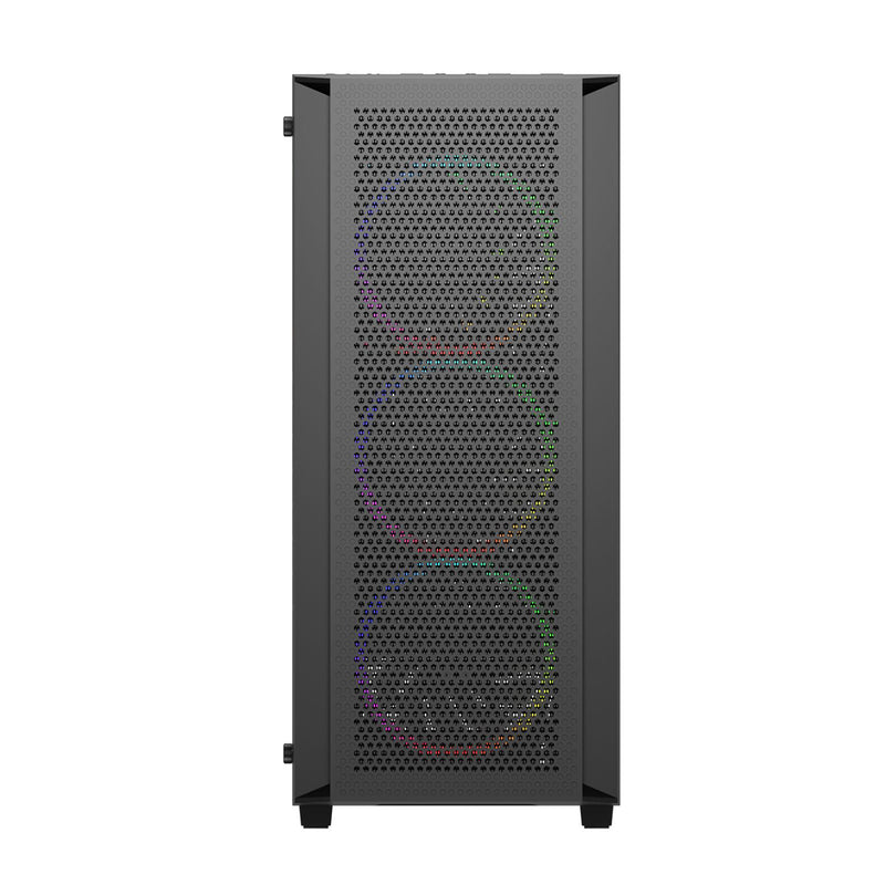 Trendsonic Breeze Mesh Front/TG Side Panel ATX PC Case with 4x Fixed Color Fan

