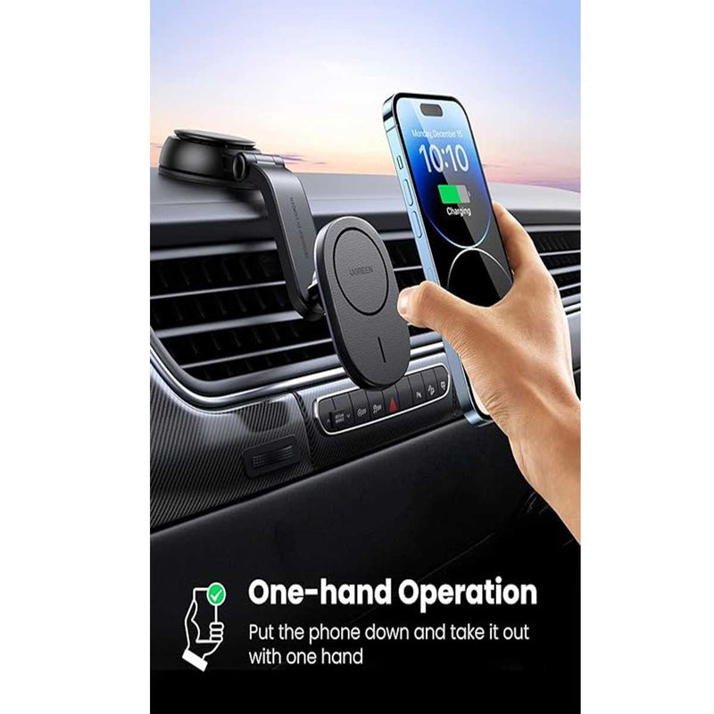 UGreen 2-IN-1 Magnetic Wireless Car Charger