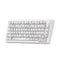 MonsGeek M1 V5 Contour Lines Aluminum Case Multi-Mode RGB Hot-Swappable Mechanical Keyboard (White) (Akko V3 Piano Pro Switch)