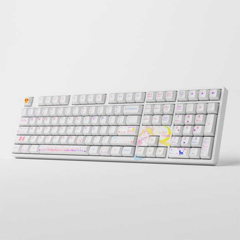 Akko Sailor Moon Crystal 5108B Plus Multi-Modes RGB Hot-Swappable Mechanical Keyboard (Gateron Orange - Lubed)