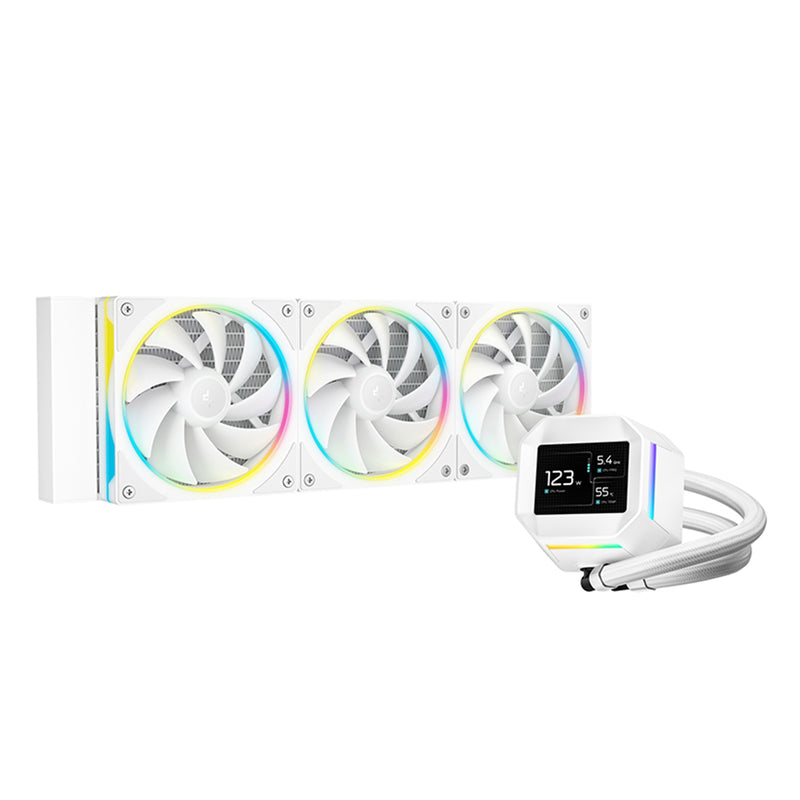 DeepCool LM360 360mm 6th Gen ARGB Liquid Cooler with 2.4" LCD Screen  | DataBlitz