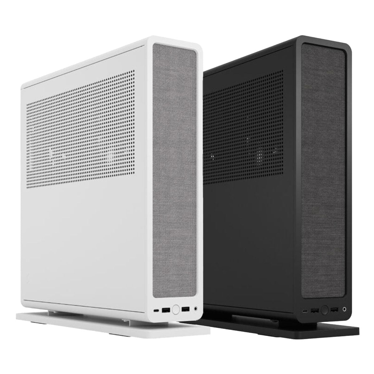 Fractal Design Ridge PCIe 4.0 Mini-ITX Small Form Factor Case (Black, White)