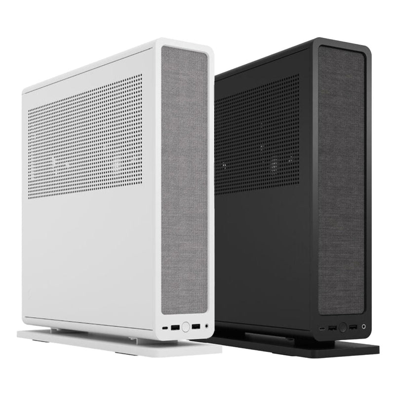 Fractal Design Ridge PCIe 4.0 Mini-ITX Small Form Factor Case (Black, White)