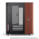 Jonsbo TK-0 ITX Separated Cabinet Computer Case (Black, White)