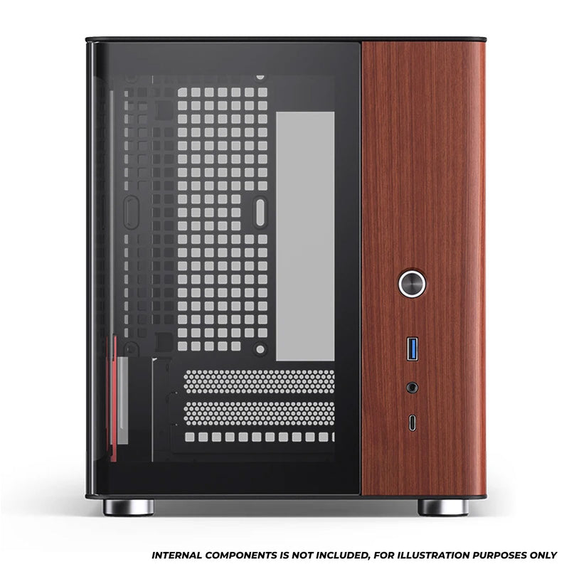 Jonsbo TK-0 ITX Separated Cabinet Computer Case (Black, White)