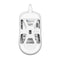 Pulsar X2 Wired Symmetrical eSports Ultralight Gaming Mouse Size 2 (Black, White) (PX2221D, PX2222D)