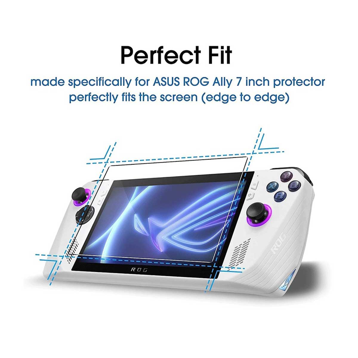 IINE HD Tempered Glass Film For ROG Ally (L851)