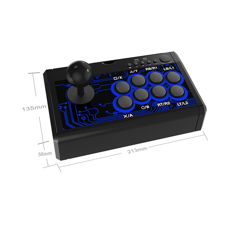 Dobe PS4 7 In 1 Arcade Fighting Stick for P4 Series/P3/Switch /XBONE (S /X-360/PC/Android Games)