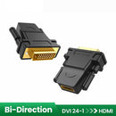 UGreen DVI 24+1 Male To HDMI Female Adapter (Black) (20124/20124)