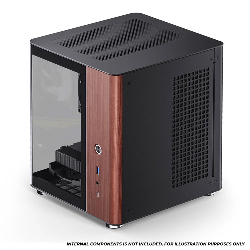 Jonsbo TK-0 ITX Separated Cabinet Computer Case (Black, White)