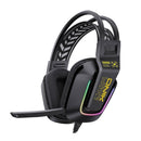 Onikuma X13 RGB Colorful Lighting Wired Gaming Headset With Noise Cancelling Microphone (Black)