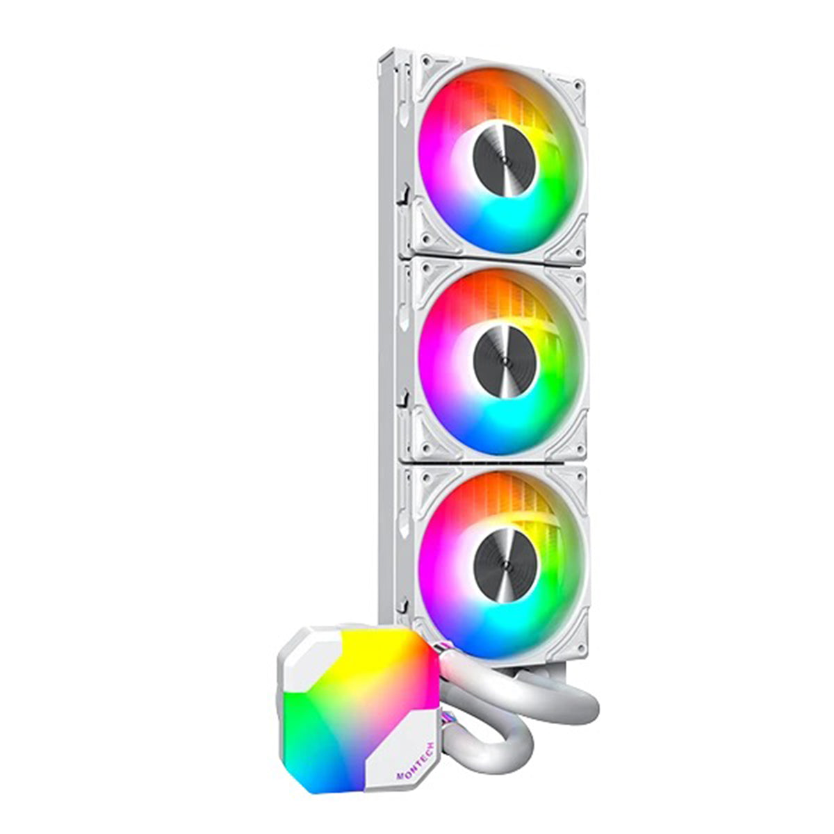 Montech HyperFlow ARGB 360 AIO CPU Liquid Cooler (White)