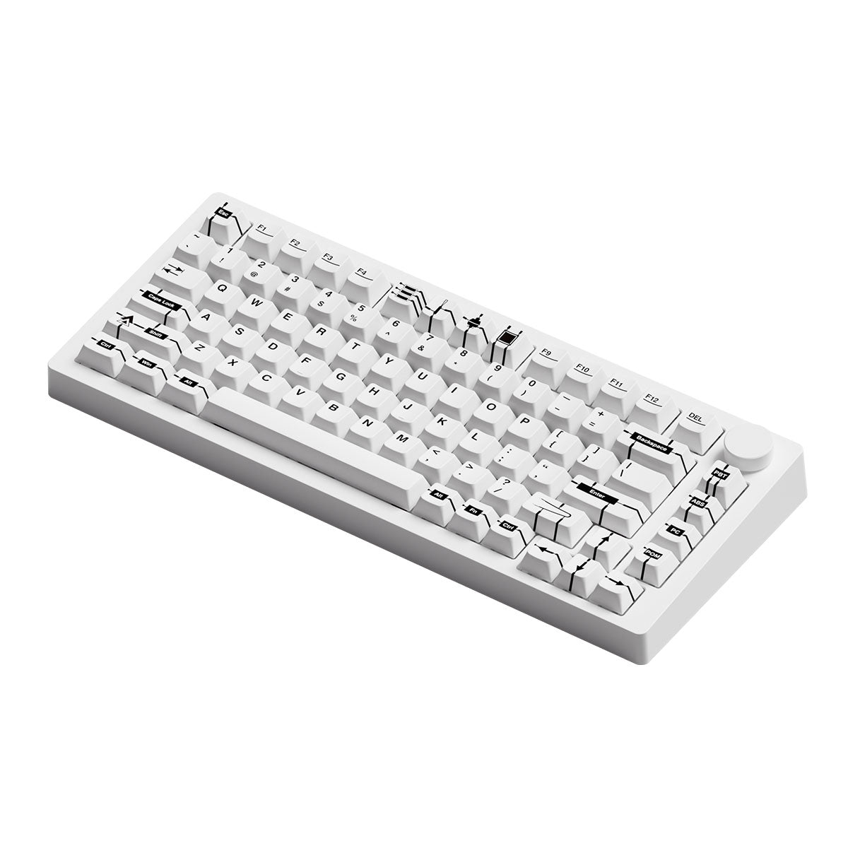 MonsGeek M1 V5 VIA The Runner System Aluminum Case Multi-Mode RGB Hot-Swappable Mechanical Keyboard