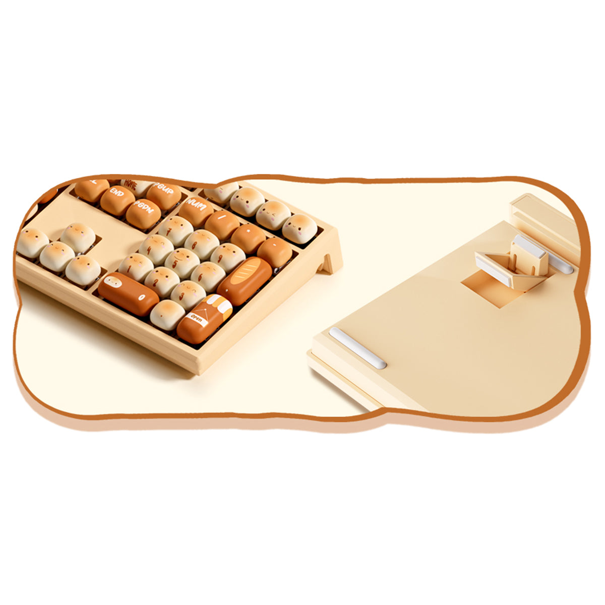 Akko Bun Wonderland 3108 V3 Wired Mechanical Keyboard (Akko Frost Pink Switch) (101-3108C-028)