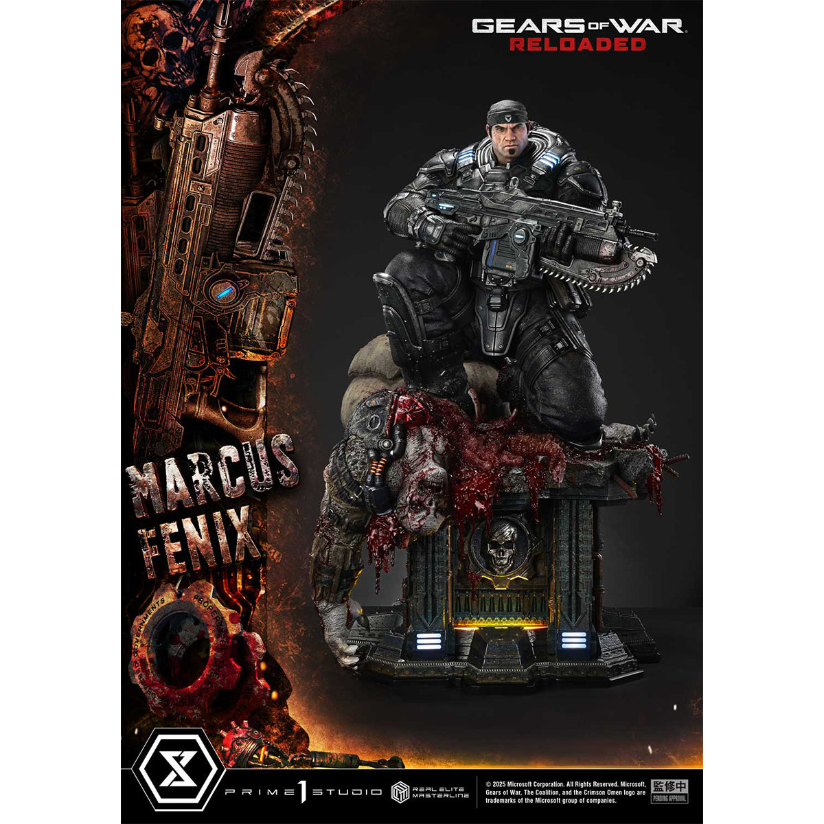Real Elite Masterline Gears of War: Reloaded Marcus Fenix | DataBlitz