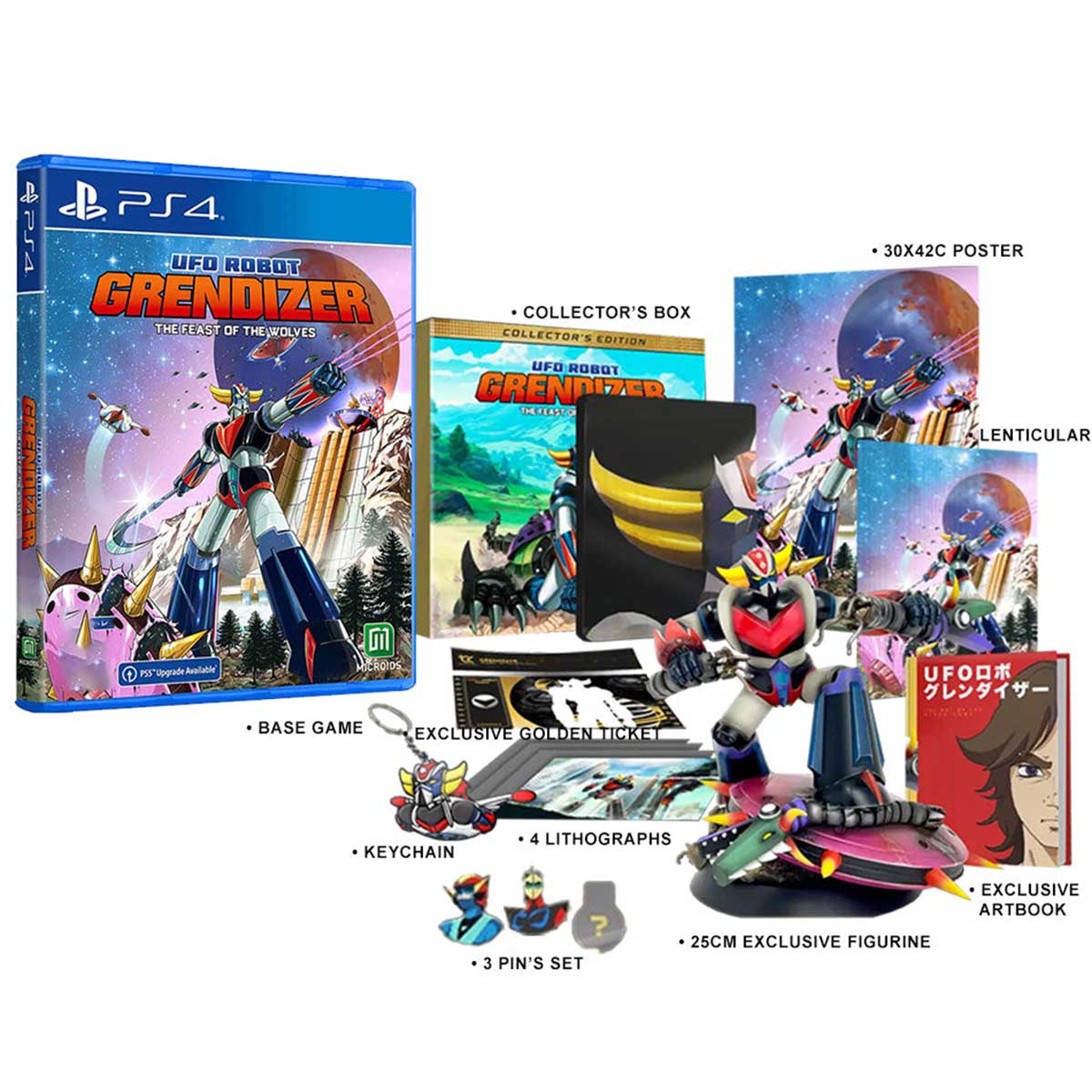 PS4 UFO Robot Grendizer The Feast Of The Wolves Collectors Edition Reg.2 (ENG/EU)