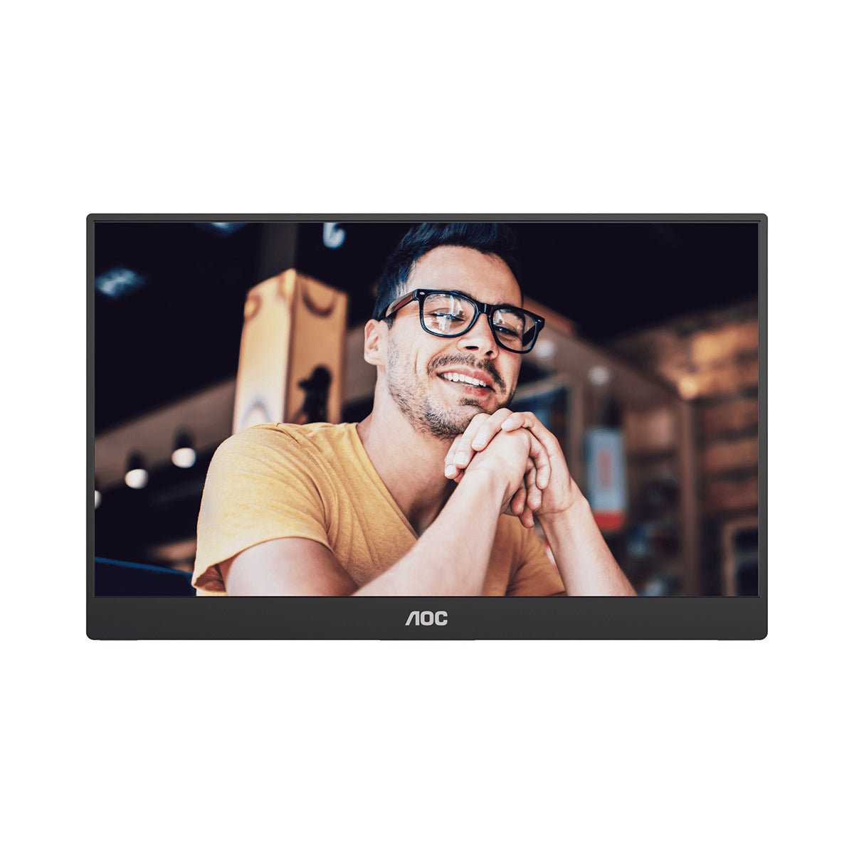 AOC 16T20/71 15.6" FHD (1920X1080) 60Hz 5ms GTG IPS USB-C Portable Monitor
