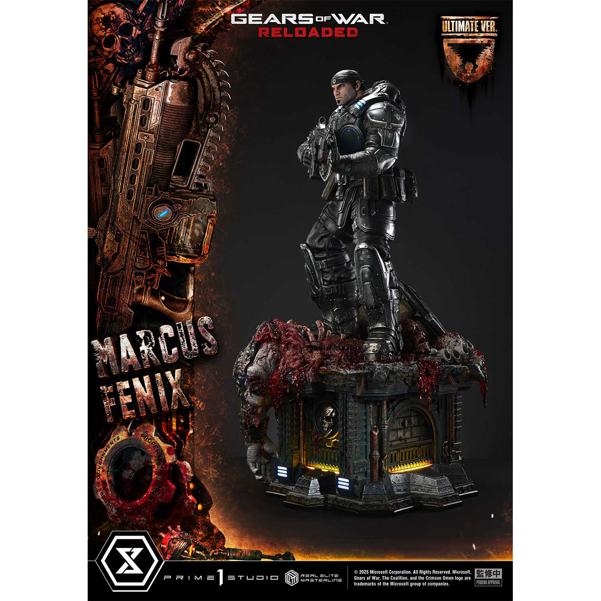 Real Elite Masterline Gears of War: Reloaded Marcus Fenix | DataBlitz