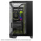 Coolman Zentra Luxe ATX Vision PC Case (Black, White)