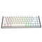 Ajazz ALUX68 Max RGB Wired 68-Keys Aluminum CNC Case Hot-Swappable Mechanical Keyboard (White) (Kotec Switch)
