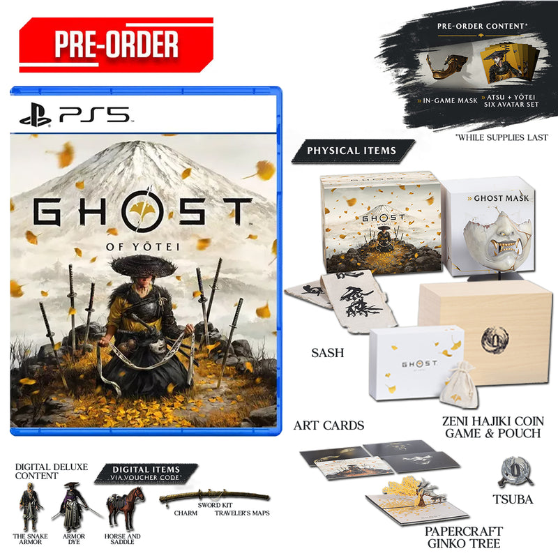 PS5 Ghost of Yotei Collector Edition Pre-order Downpayment