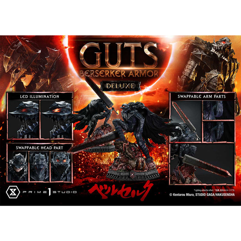 Ultimate Premium Masterline Berserk Guts, Berserker Armor Grunbeld VS Guts | DataBlitz