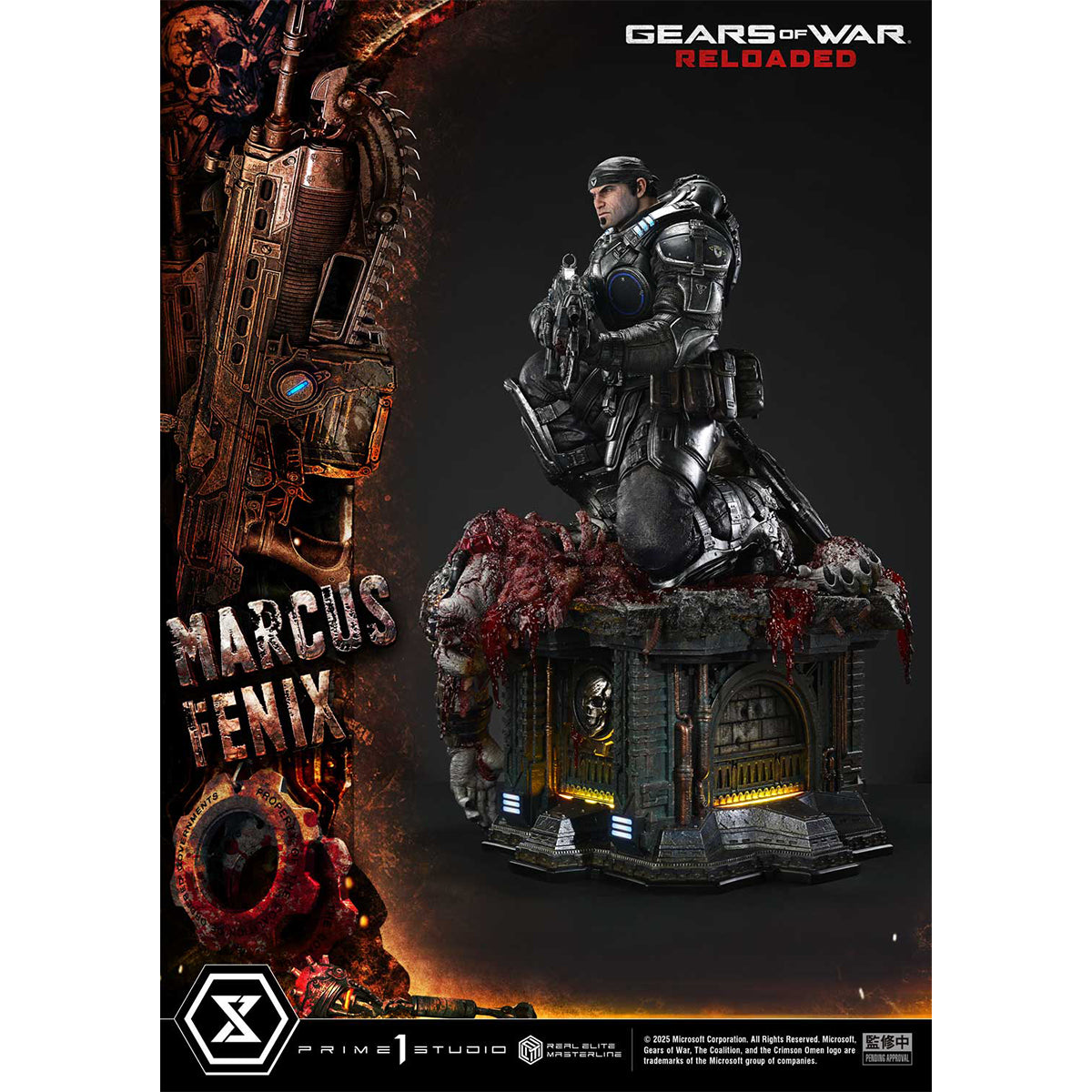 Real Elite Masterline Gears of War: Reloaded Marcus Fenix | DataBlitz