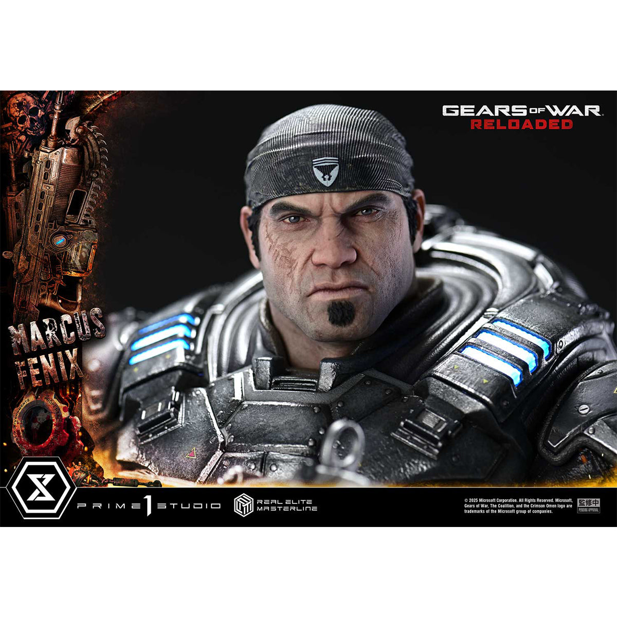 Real Elite Masterline Gears of War: Reloaded Marcus Fenix | DataBlitz