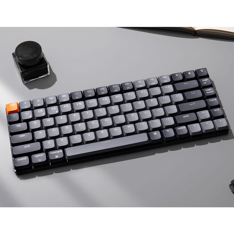 Keychron K3 MAX QMK/VIA RGB Backlight Compact Wireless Mechanical Keyboard Version 3 - Black/Grey 