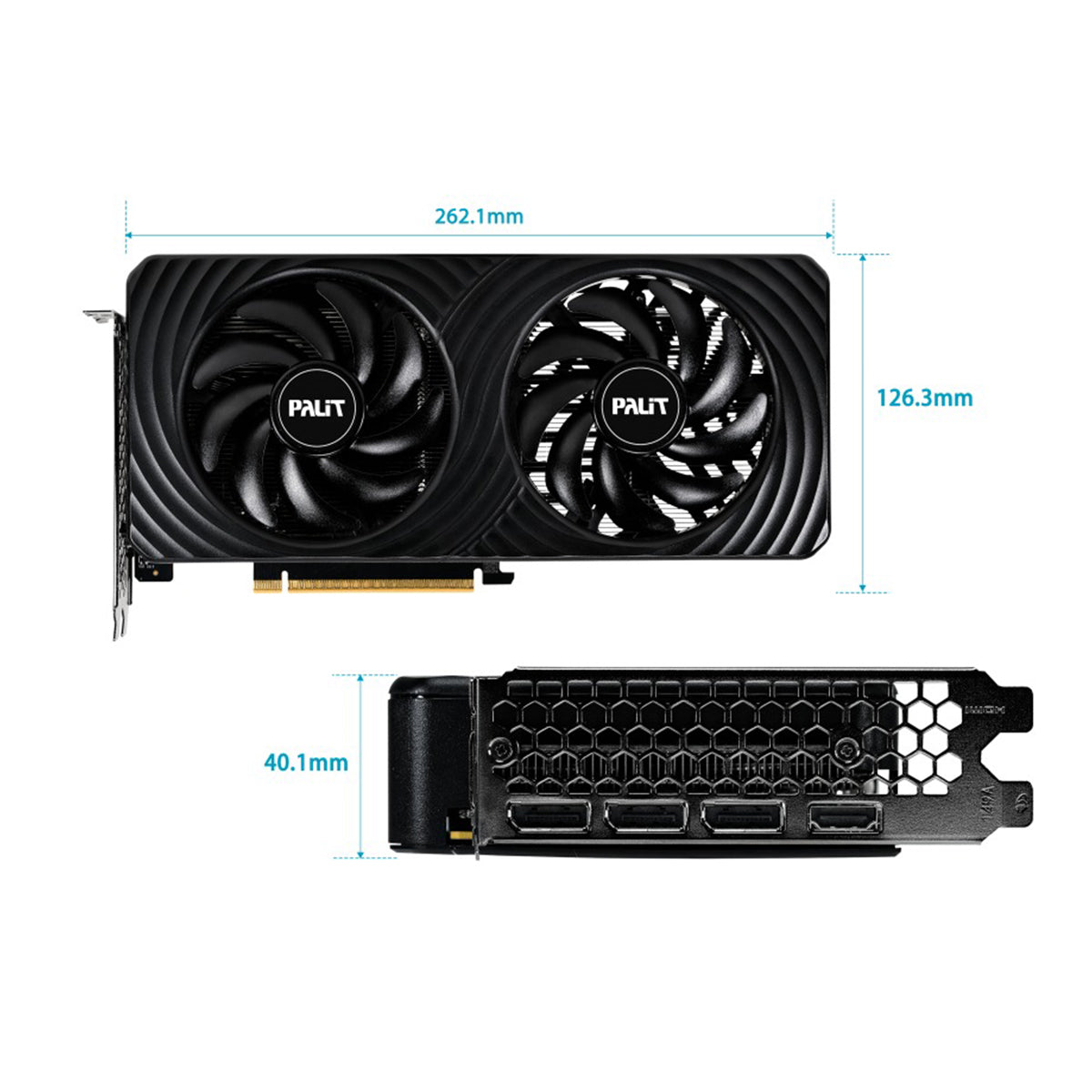 Palit GeForce RTX 5050 Dual OC 8GB GDDR6 Graphics Card