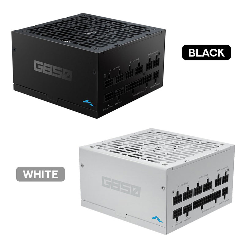 Sama G850 850W 80+ Gold ATX 3.1 PCIe 5.1 Ready Fully Modular Power Supply with Braided Pattern Cables (Black, White)