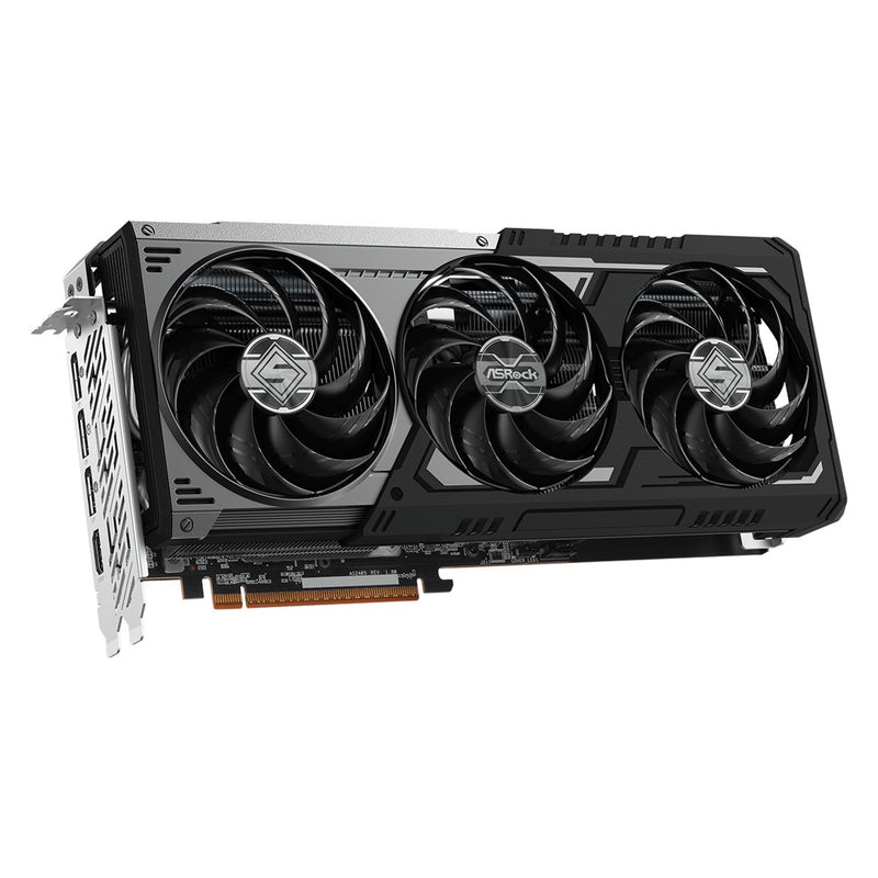 ASRock AMD Radeon RX 9070 XT Steel Legend Dark 16GB GDDR6 Graphics Card