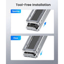 Orico Aluminum Crystal M.2 SSD Enclosure with Fan (AAGM2-U4-SV-BP)