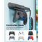 Transnovo Wall Mount with 5 Game Card Storage Slots & 4 Joy-Pad Bracket & Controller Holder 