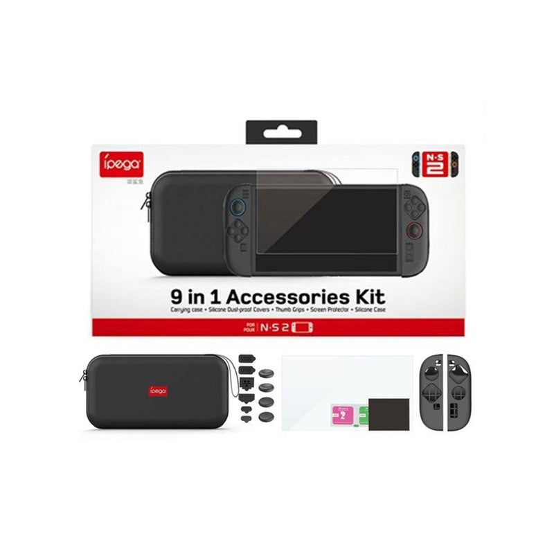 Ipega 9-in-1 Accessories Kit for Nintendo Switch 2 (PG-SW2194P)