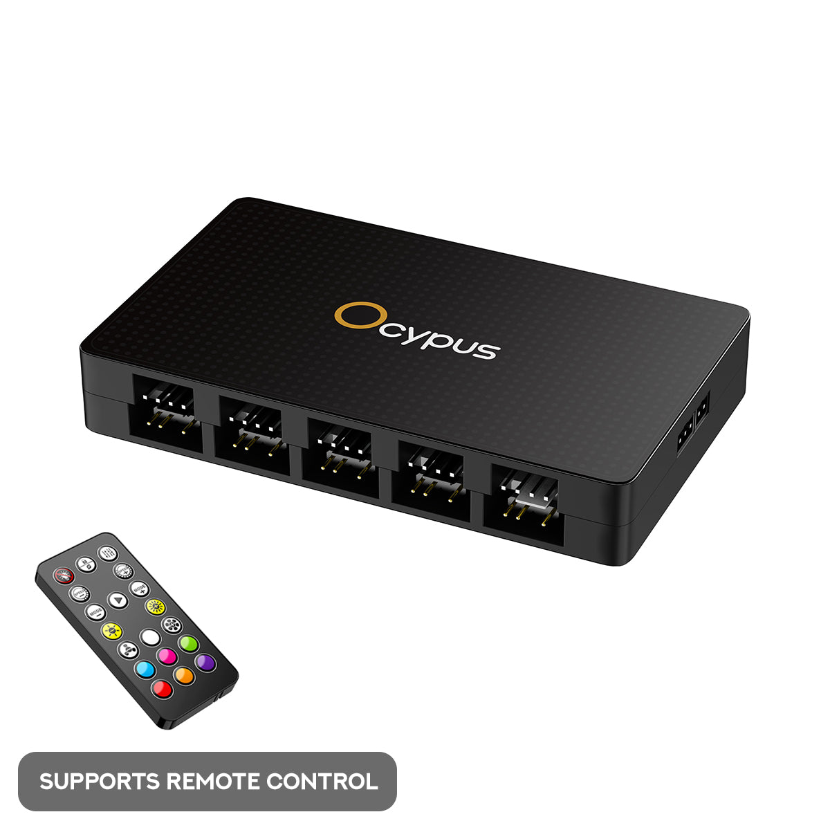Ocypus Delta EH10 ARGB Fan Hub Controller (Black) (Delta-EH10-BKN00PXX-GL)