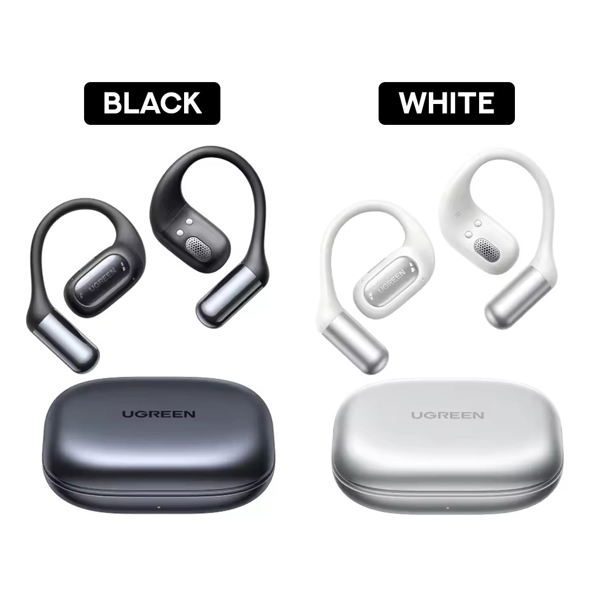 Ugreen FitBuds True Wireless Earbuds (Black, White)